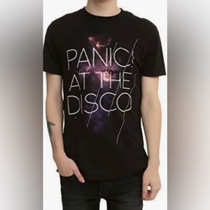 Panic at the Disco Tshirt Black Purple Large EUC!